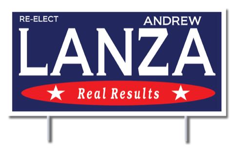 Andrew Lanza yard sign