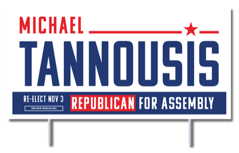 Michael Tannousis yard sign